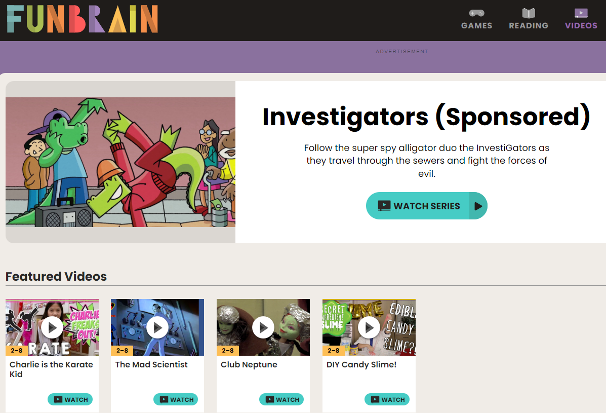 Funbrain Videos